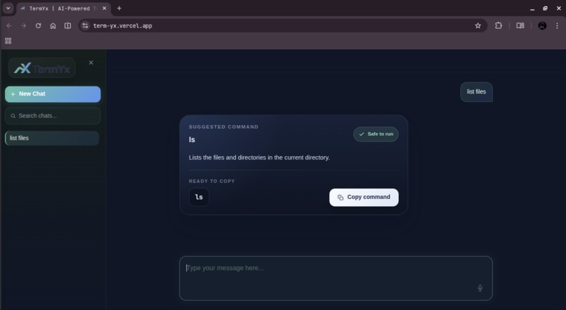 TermYx – screenshot 1