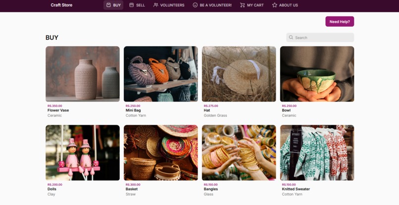Craftsmen Online Store – screenshot 1
