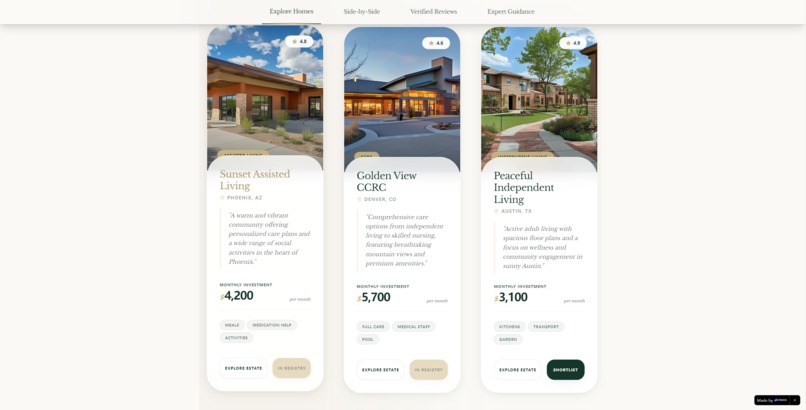 Senior Housing Finder – screenshot 2