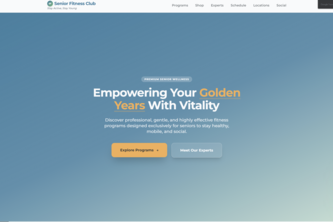 Senior Fitness Club Management System
