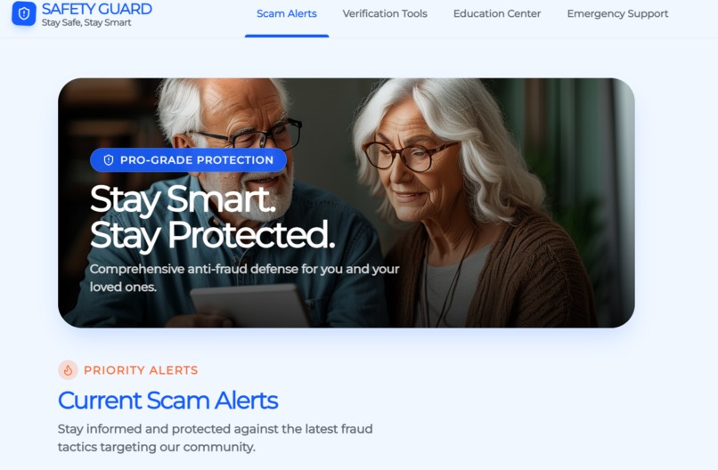 Current Scam Alerts – screenshot 1