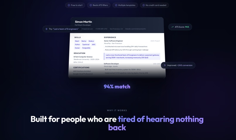 getPlaced – screenshot 2