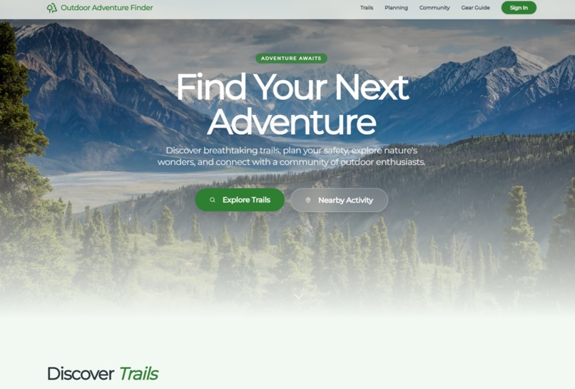 FindYourNextAdventure – screenshot 1