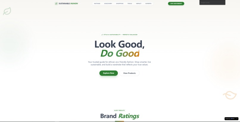 Sustainable Fashion Guide – screenshot 1
