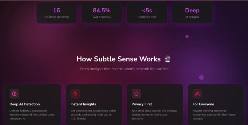 SubtleSense – screenshot 7