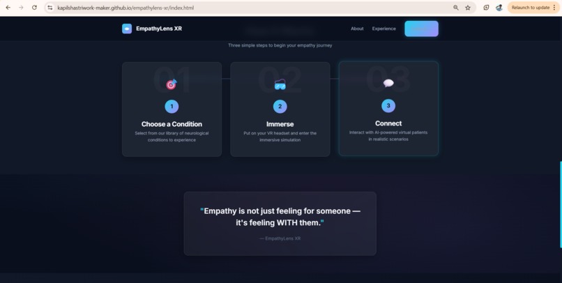 EmpathyLens XR – screenshot 2