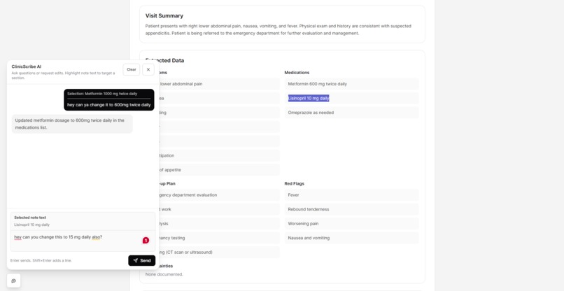 ClinicScribe – screenshot 5