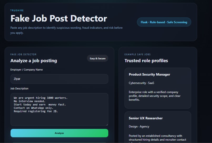 TrueHire – screenshot 2