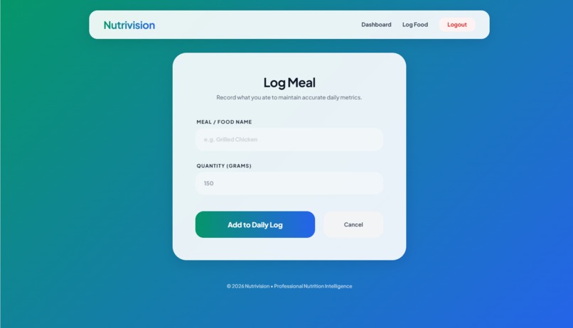 NutriVision – screenshot 1