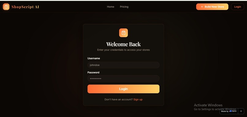 ShopScript AI — Conversational Store Builder – screenshot 5