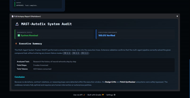 MAST: Multi-Agent System for Map Quality Assurance – screenshot 5