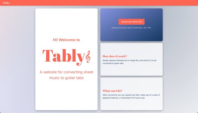 Tably – screenshot 1