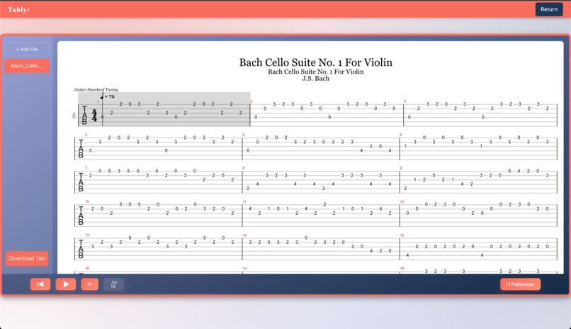 Tably – screenshot 2