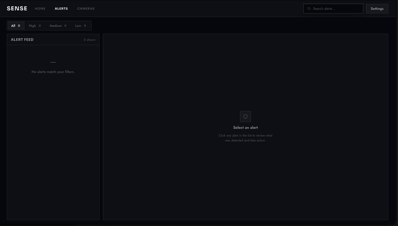 Sense Security – screenshot 2