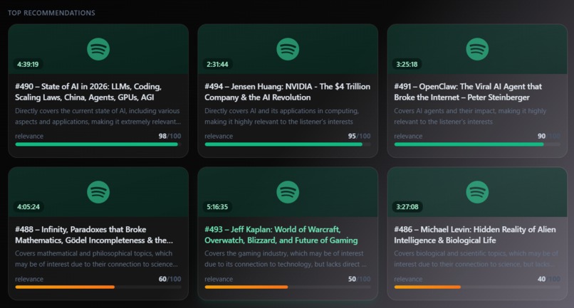 Smart Podcast Finder – screenshot 7