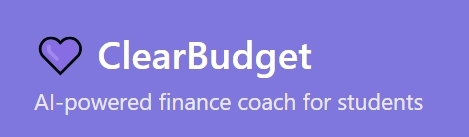 ClearBudget - Finance Coach for Students (AI) – screenshot 1