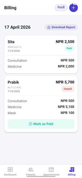 Clinic-Sathi: Smart Clinic Management System – screenshot 5