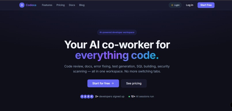 Codexa - AI Developer Workspace – screenshot 1