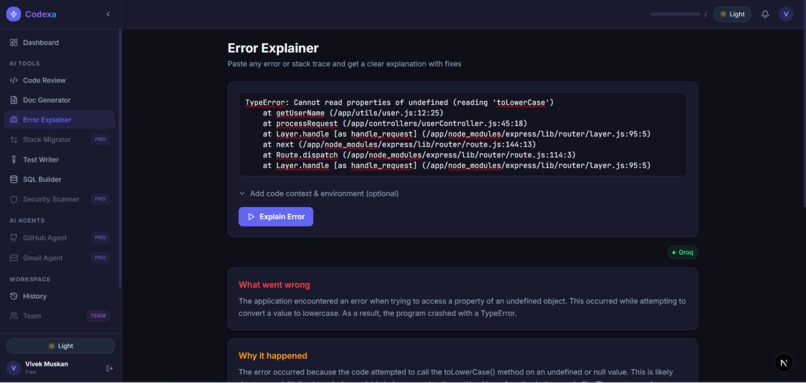 Codexa - AI Developer Workspace – screenshot 8