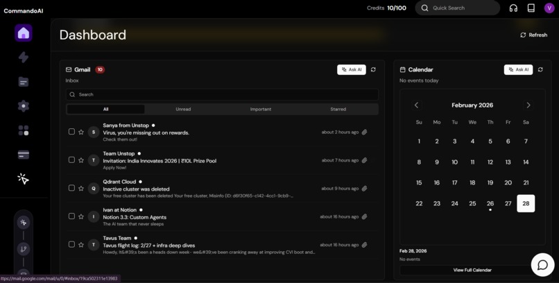 Commando AI — Predict. Prevent. Ship. – screenshot 1