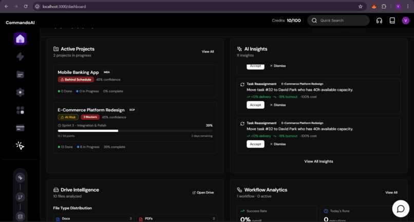 Commando AI — Predict. Prevent. Ship. – screenshot 8