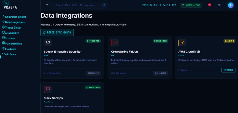 PRAGMA  – screenshot 2