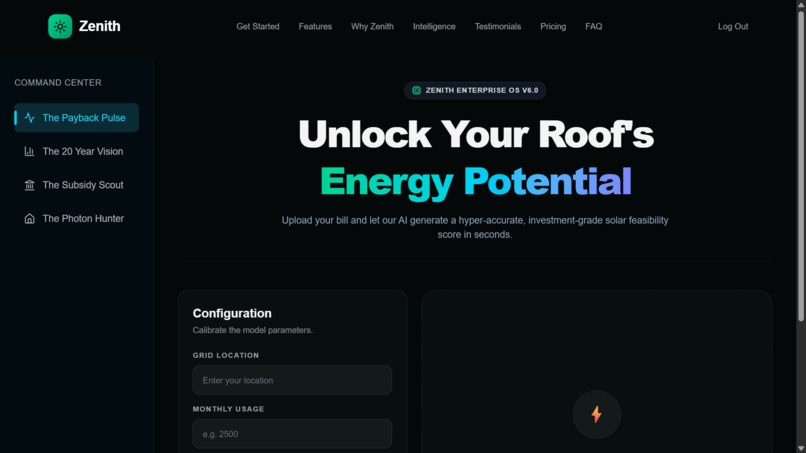 Zenith: Decentralized Energy & Microgrid Platform – screenshot 2