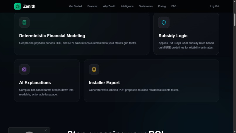 Zenith: Decentralized Energy & Microgrid Platform – screenshot 10