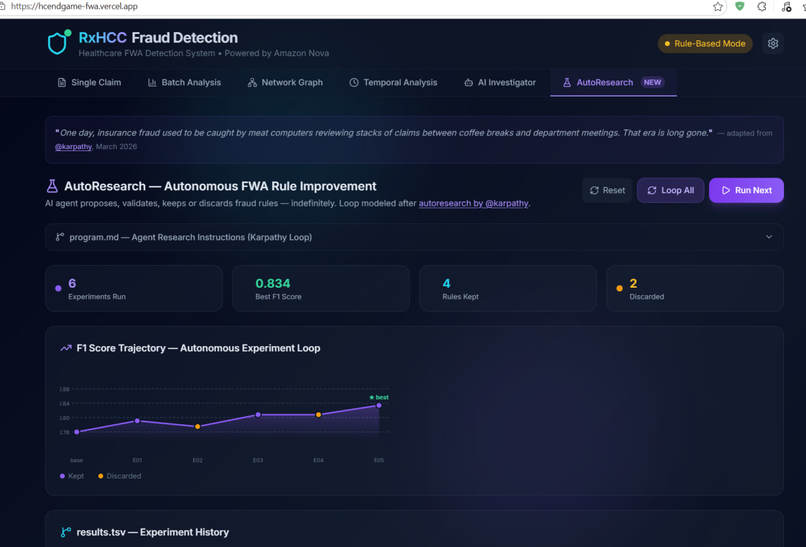 AI-Powered Healthcare FWA Detection – screenshot 1