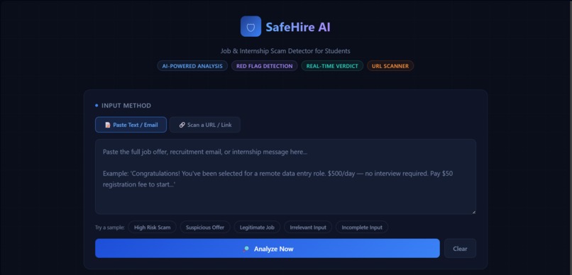 SafeHire AI – screenshot 1