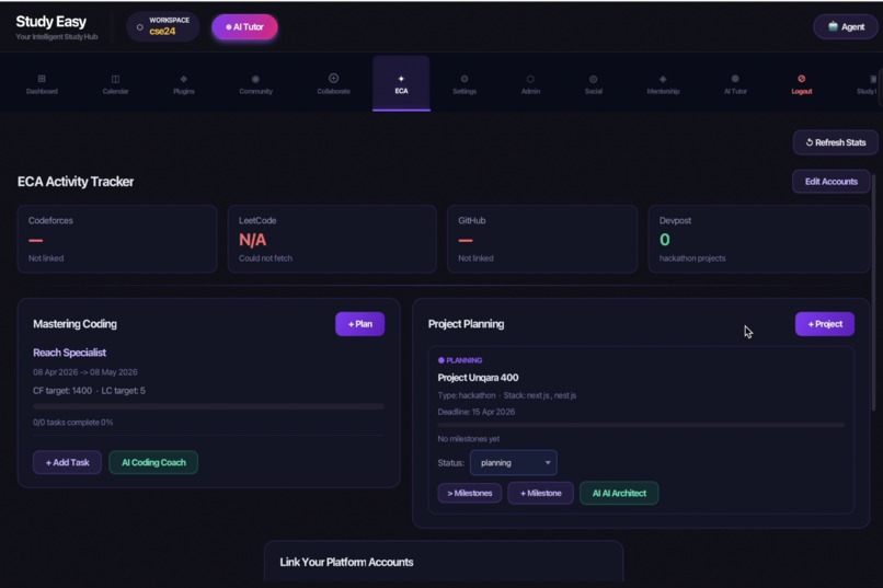 StudyEasy: An Agentic, Offline-First AI Academic OS  – screenshot 3