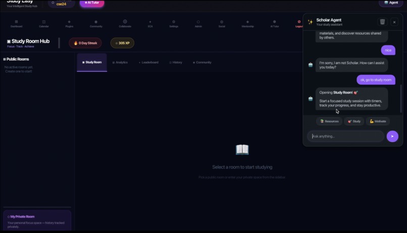 StudyEasy: An Agentic, Offline-First AI Academic OS  – screenshot 5