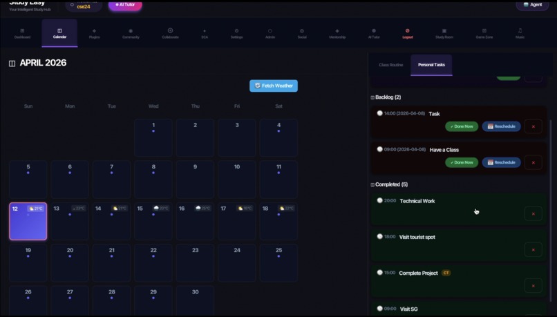 StudyEasy: An Agentic, Offline-First AI Academic OS  – screenshot 7