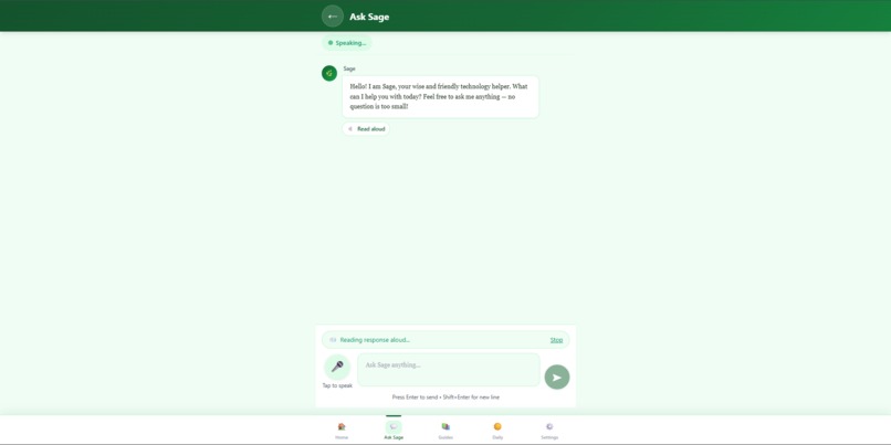 Sage – screenshot 1