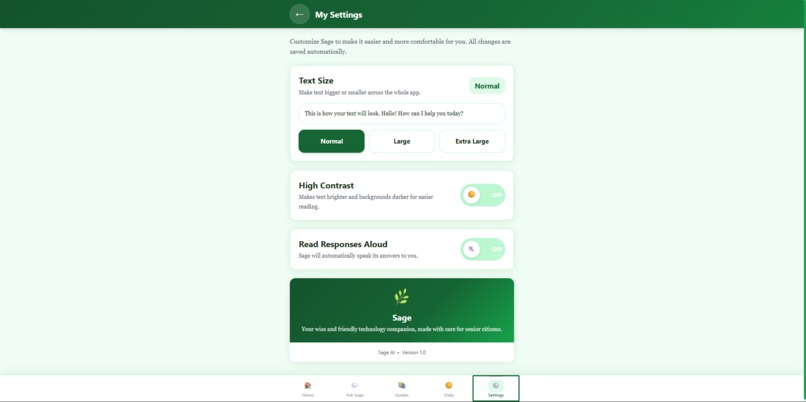 Sage – screenshot 3