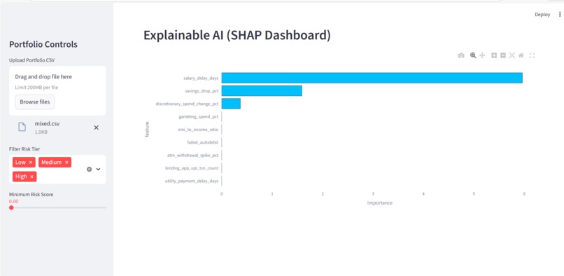 Pre-Delinquency Detection & Customer Support Engine – screenshot 5
