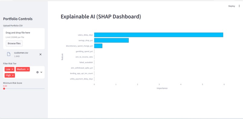 Pre-Delinquency Detection & Customer Support Engine – screenshot 6