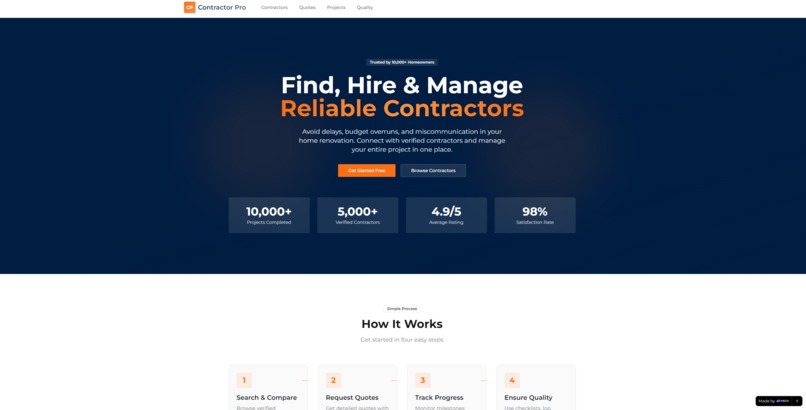 Contractor Pro – screenshot 1