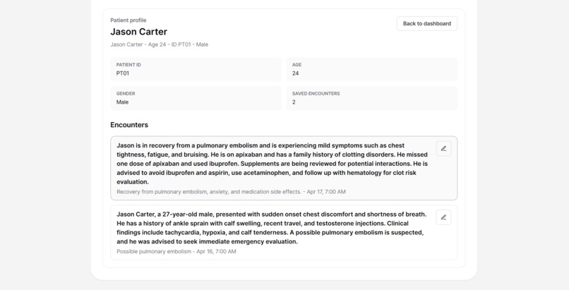 ClinicScribe – screenshot 3