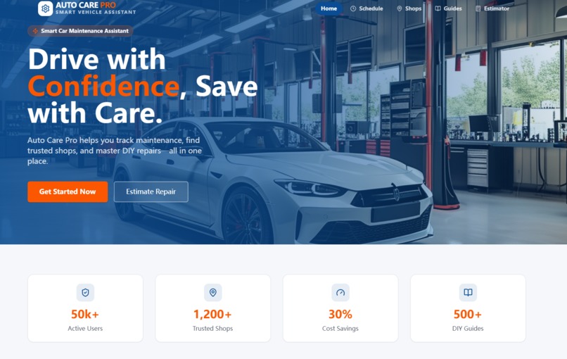 auto care – screenshot 1