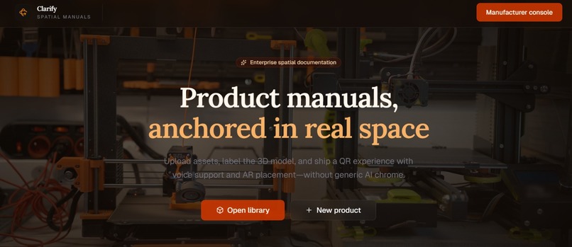 Clarify - Spatial Product Support – screenshot 2