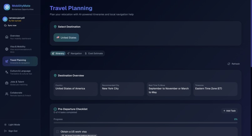MobilityMate - AI-Powered Hub for Borderless Opportunities – screenshot 7