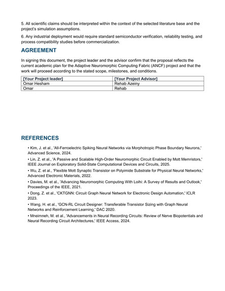 Adaptive Neuromorphic Computing Fabric (ANCF) – screenshot 1