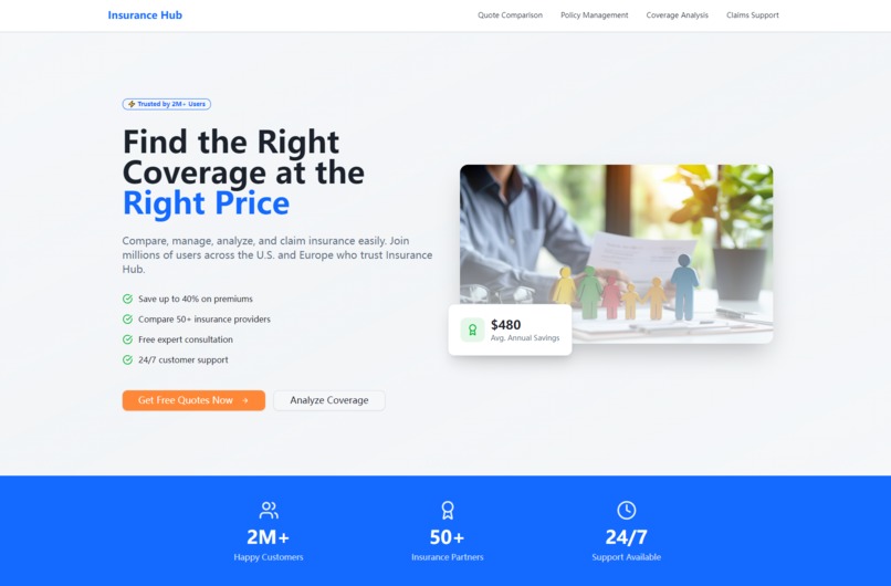 Insurance Hub – screenshot 1