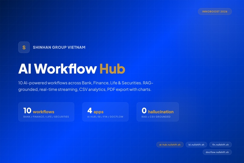 Shinhan AI Workflow Hub – screenshot 1