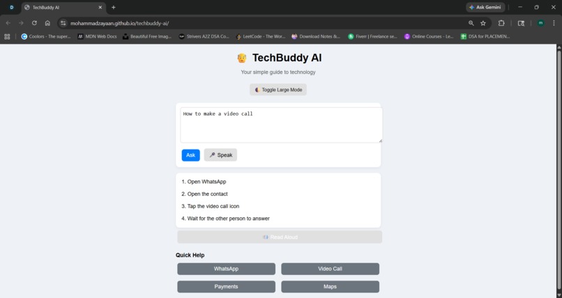 TechBuddy AI – screenshot 2
