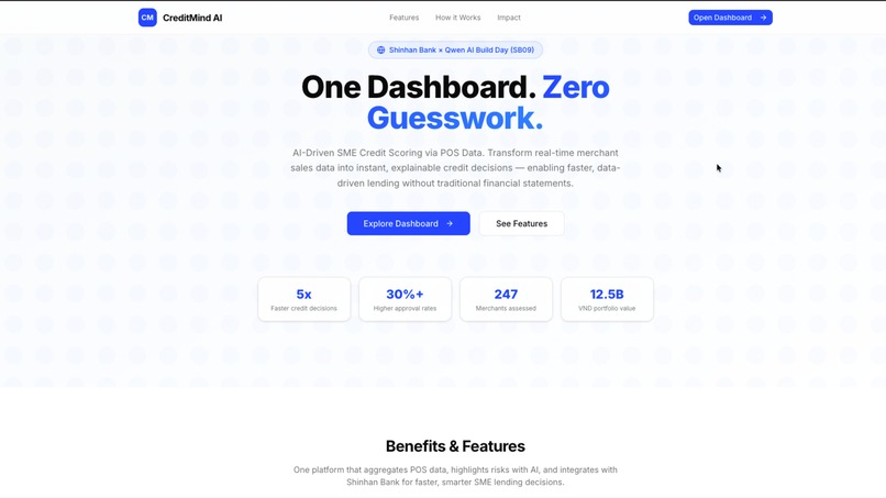 SME CreditMind AI – screenshot 1