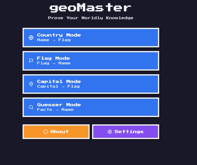 geoMaster – screenshot 1
