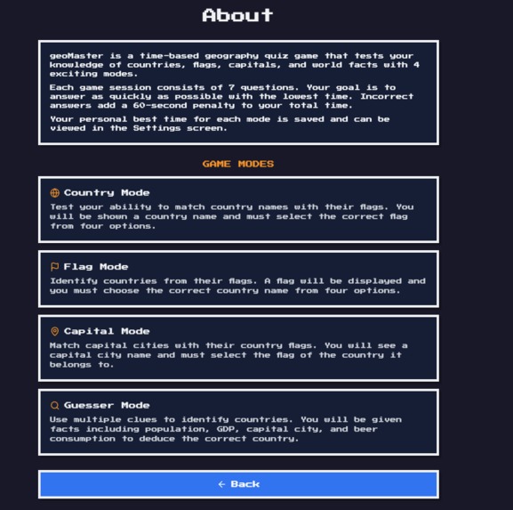 geoMaster – screenshot 2