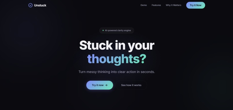 Unstuck-AI – screenshot 1